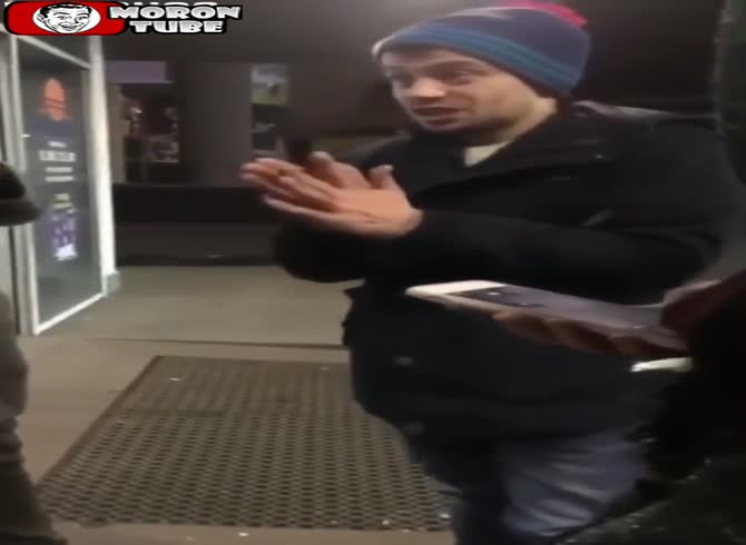 Video: He messes with two guys while intoxicated, till